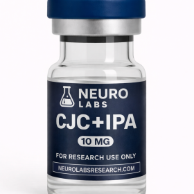 Neuro Labs CJC-1295 without DAC plus Ipamorelin 5mg 5mg research peptide vial