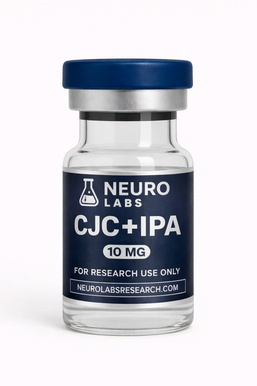 Neuro Labs CJC-1295 without DAC plus Ipamorelin 5mg 5mg research peptide vial