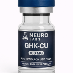 GHK-Cu 50-100mg copper peptide research vial by Neuro Labs